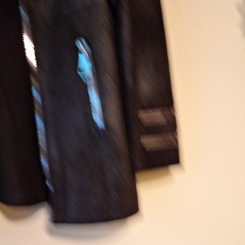 Joseph Ribkoff Black &  Silver Tailored Blazer. NWOT Size SP - Picture 9 of 12